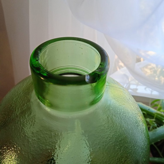 Image 1 of Cevin-Lampe aus grünem Glas in Murano Stil lamp in green glas