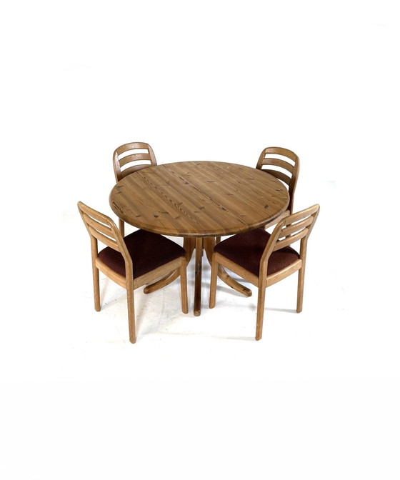 Image 1 of Tavolo da pranzo danese allungabile vintage, Juul Kristensen anni '70