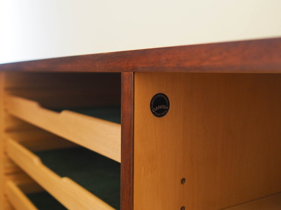 Image 1 of Walnut cabinet, Danish design, 1970s, designer: Carlo Jensen, manufacturer: Hundevad