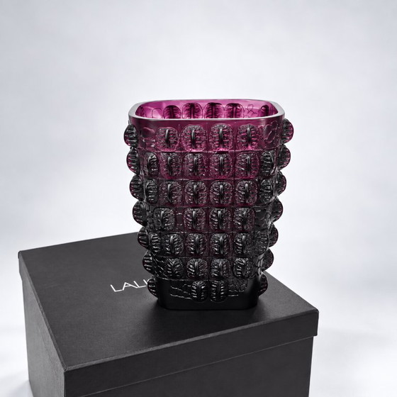 Lalique Croco Dusk Purple Vase – Crystal (photo 17 of 17)