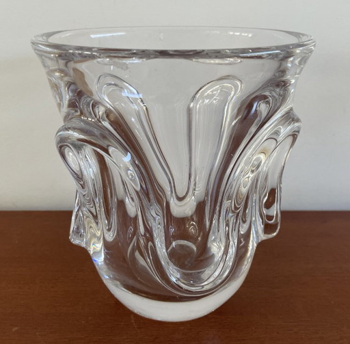 Val Saint Lambert - Vintage Crystal Vase designed by Antonio & Guido Bon