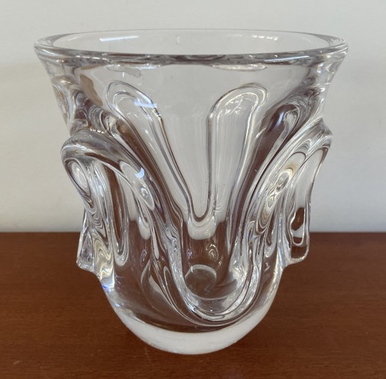 Image 1 of Val Saint Lambert - Vintage Crystal Vase designed by Antonio & Guido Bon