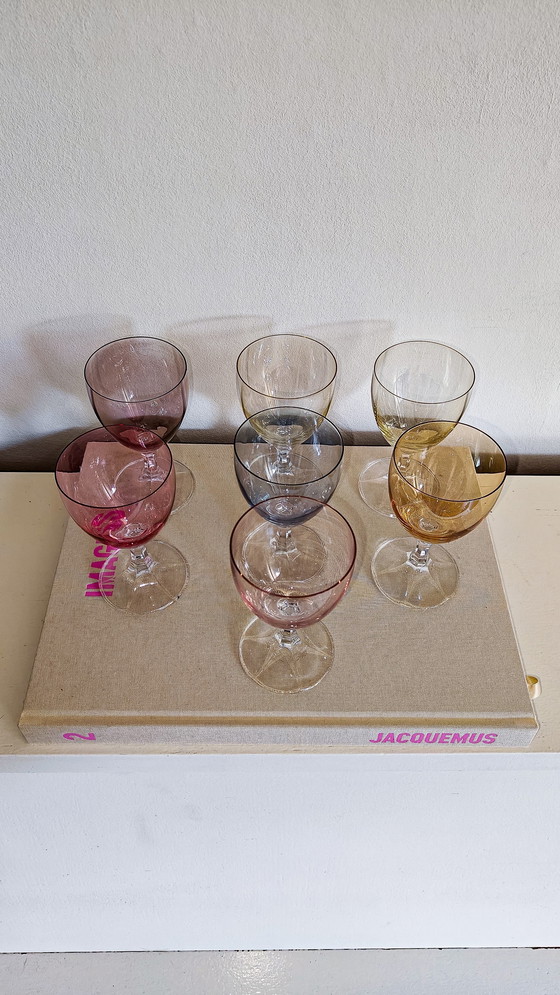 Image 1 of 7x schott swiesel multicoulour wine glaze