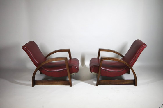 Image 1 of Sillones reclinables Art Déco, Europa Central, década de 1930