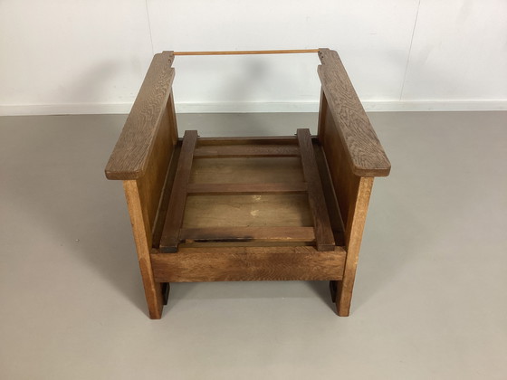 Image 1 of Amsterdamse School Fauteuil Reclining Easy Chair