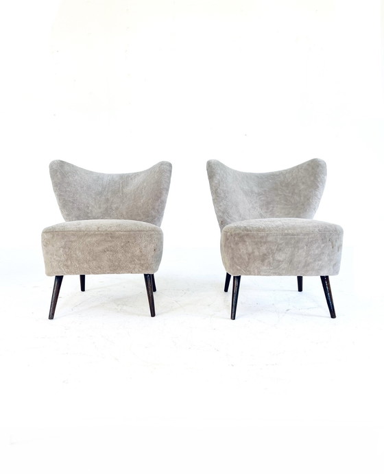 Image 1 of 2x Vintage Cocktail Armchair '60