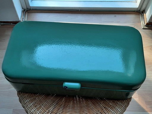 boîte à pain émaillée