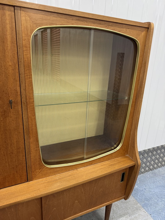 Image 1 of Iconic Teak Mid - Century Vintage Beverage Cabinet from the 1950s.