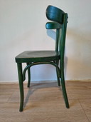 4x Sedie da caffè verdi vintage💚Stile Thonet