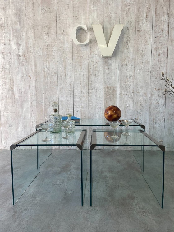 Image 1 of Set of 3 Galliotti & Radice 70's coffee tables