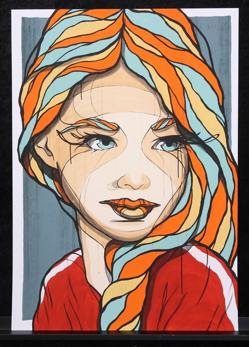 El Bocho - Portrait from 2019 - Giclee - Hand signed