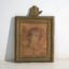 Antique pencil portrait in gilded frame – Central Europe, circa 1840 – Paintings & Drawings, Paper, Wood (photo 10 of 40)