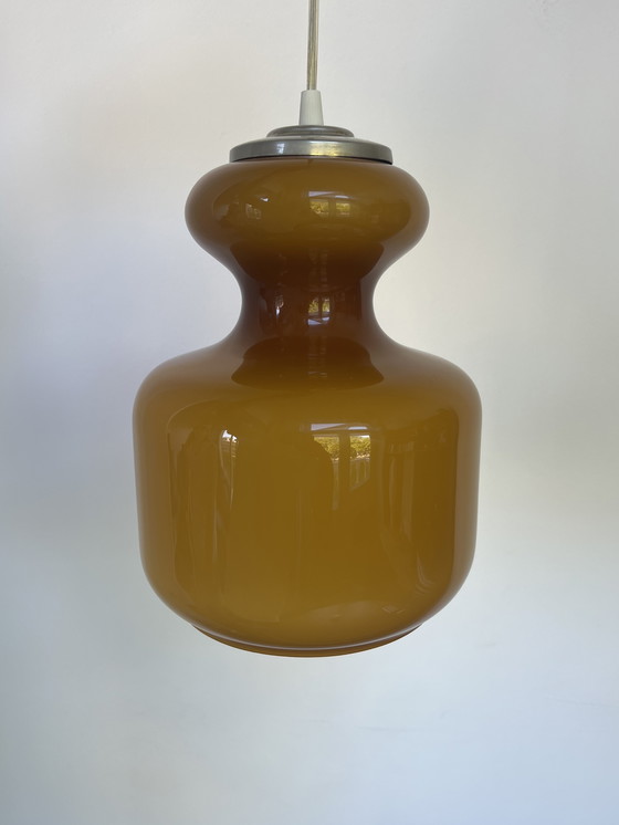 Image 1 of Mid-Century Opaline Pendant Lamp 1960s