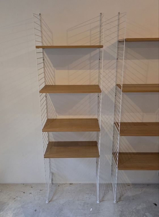 Shelving unit String Furniture, Metal, Wood, Brown (photo 4 of 5)