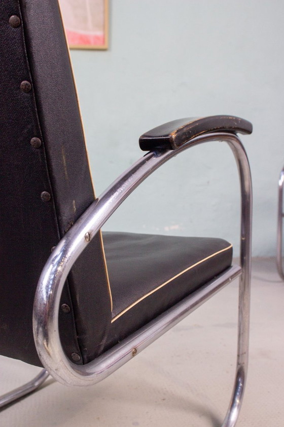 Image 1 of 1 sur 2 Fauteuil Mauser RS7 vintage, fauteuil relax, style milieu du siècle