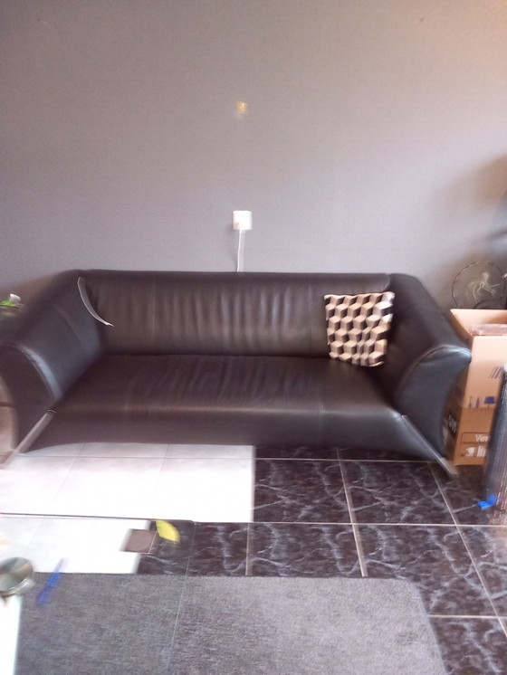 Image 1 of Rolf Benz 3 Person Sofa With Hocker