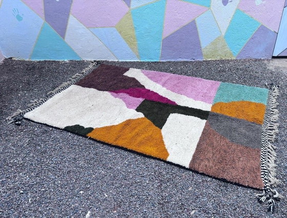Image 1 of Handmade pure wool rug, traditional craftsmanship, size 150/250 cm