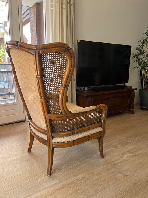 Ear Armchair Vintage Rattan