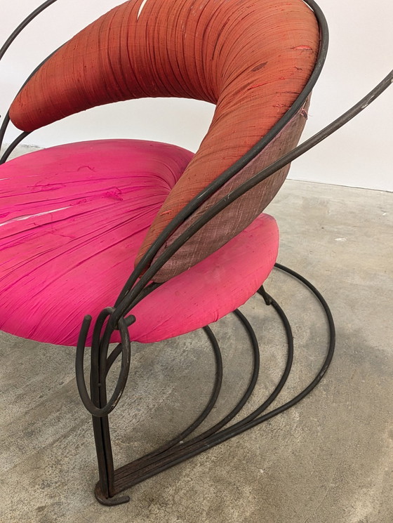 Image 1 of Driade - Cinzia Ruggeri & Francesco Soro - Armchair (2) - Megathon - Iron, Fabric