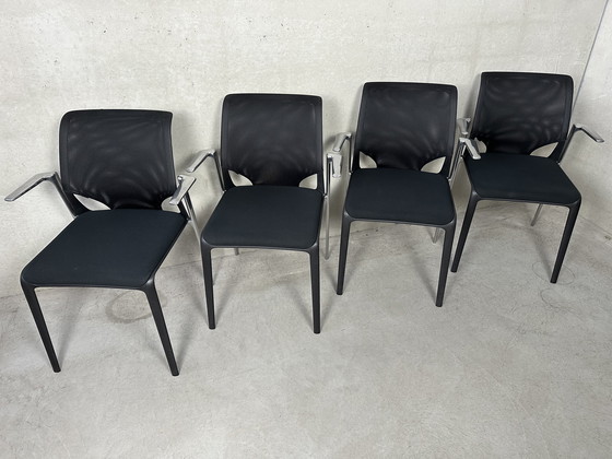 Image 1 of 5x chaises Vitra 'MedaSlim' - Alberto Meda