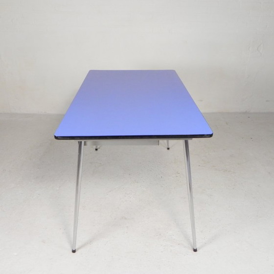 Formica table, desk with 2 drawers, 1950s – Dining tables, Plastic, Iron (photo 7 of 19)