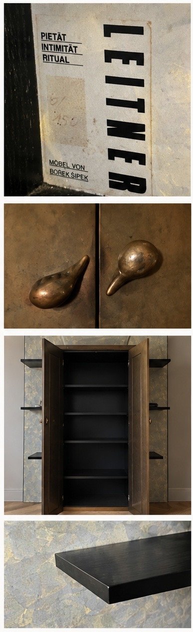Borek Sipek Kast Stijl Kast / Woonkamer – Wandkast, rvs, Bronze (photo 2 of 5)
