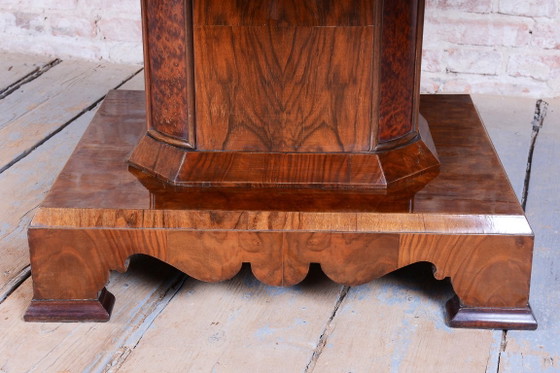 Restored Art Deco Dinig Set, Caucasian Walnut, Thuja, Polished, England, 1920s – Dining set, Textile, Wood (photo 4 of 19)