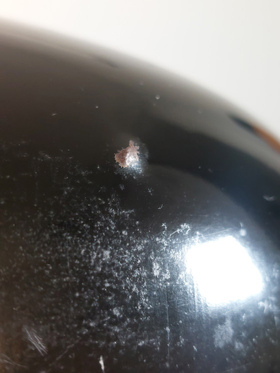 Image 1 of Seltene schwarze verchromte Bauhaus Schreibtischlampe Tischleuchte