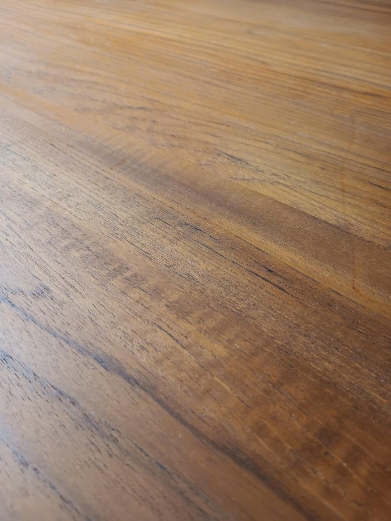 Image 1 of Niels Bach, table basse en teck massif, Danemark, années 1970