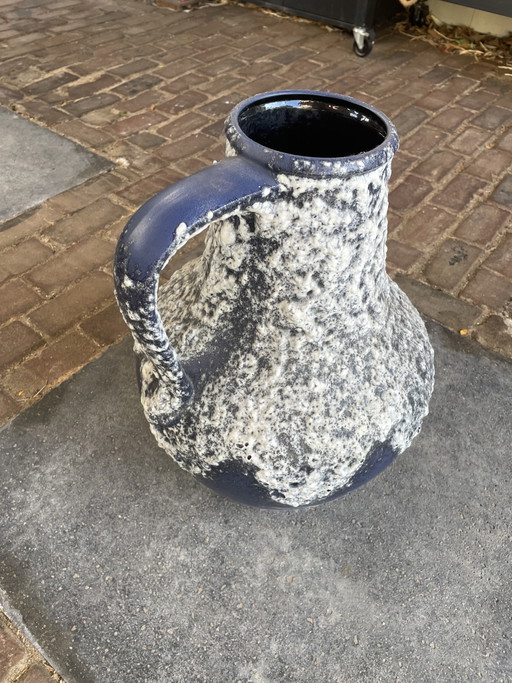 Vintage Vase West Germany Fat Lava – vazen, Ceramic