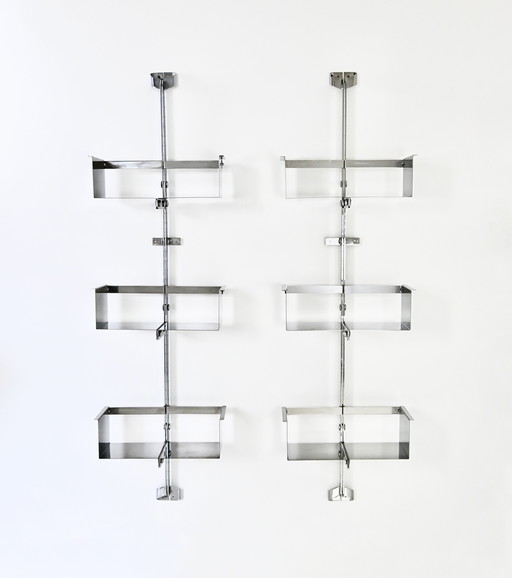 Proposal P700 Wall Unit by Vittorio Introini for Saporiti, 1960s, Set of 2