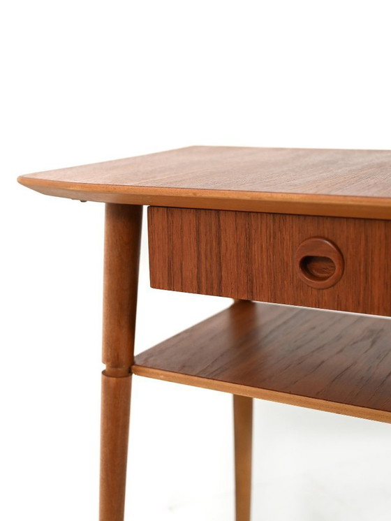Image 1 of Comodino scandinavo in teak degli anni '60