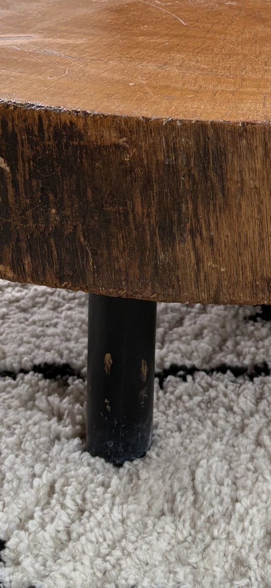 Baumstammtisch 50er Jahre – Couchtische, Holz (photo 5 of 5)