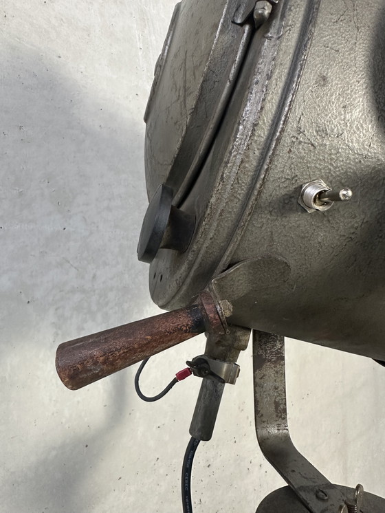 Image 1 of Vintage Industrial Theater Spot on Tripod - Cremer
