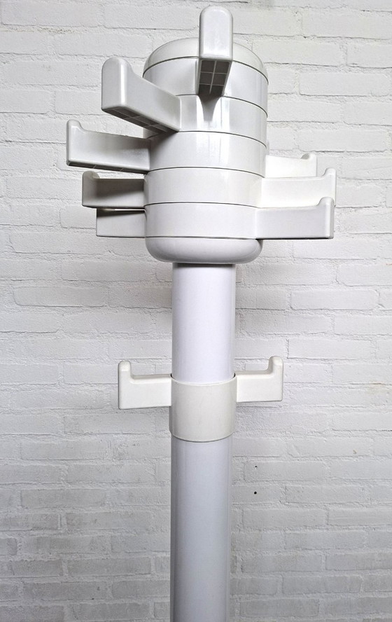 Freestanding designer coat rack by Meyers & Son – M. Myers & Son, Metal, Plastic (photo 6 of 7)