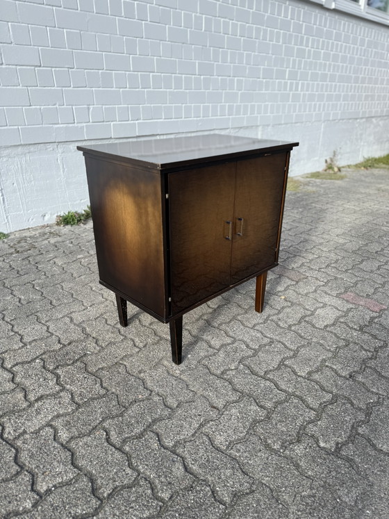 Mobile HiFi per Dischi Mid Century Cassettiera Armadio Vintage Anni '50 – Cassettiere, Wood (photo 5 of 8)