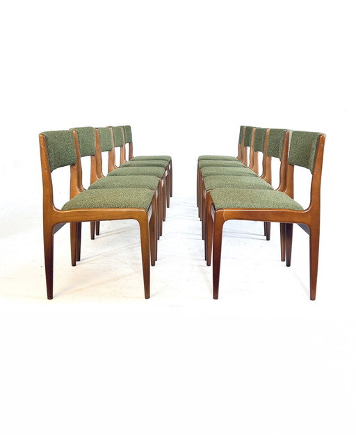 10x restored Danish dining chair '60s