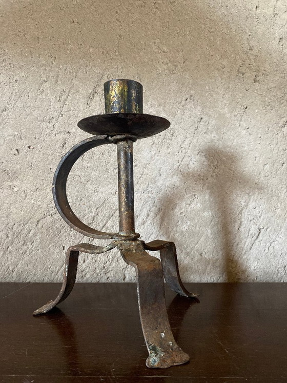 candelabro antiguo – Portavelas, Hierro (photo 5 of 14)