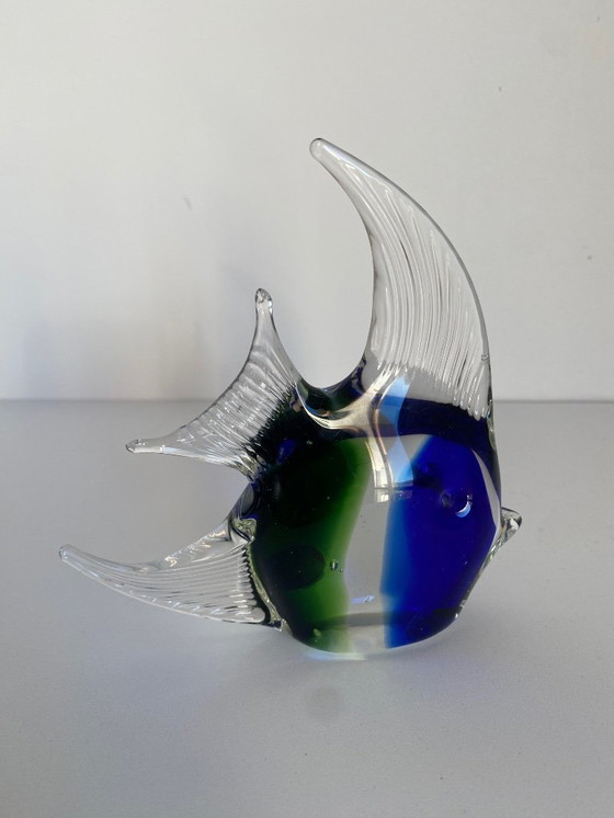 Image 1 of Murano kunst, glazen beeldjes – Olifant & Vis – Handgemaakt – Italië