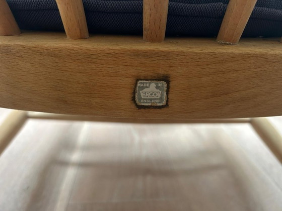 Chaise Ercol vintage - W – Fauteuils, Wood (photo 5 of 6)