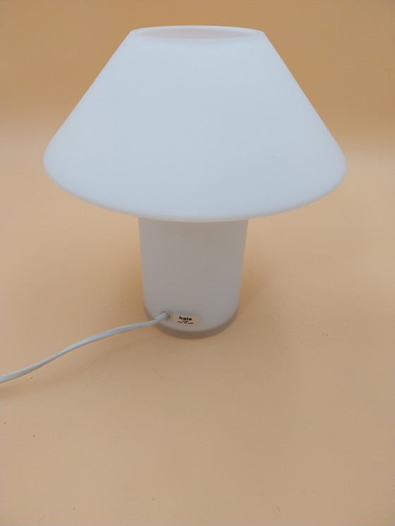 Image 1 of 1 x Hala Zeist mushroom glass table lamp 1980s