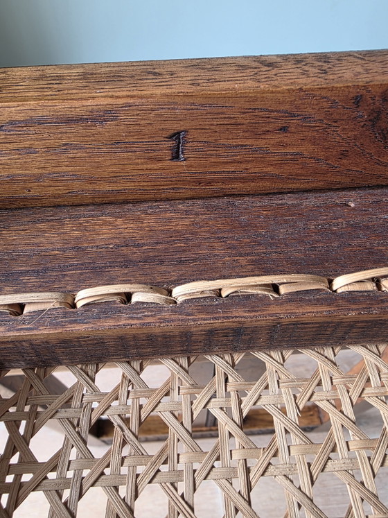 Image 1 of Antieke eiken stoelen Art Deco / Amsterdamse School jaren 20/30