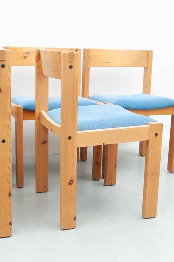 Image 1 of 6x dänische Esszimmerstühle aus Kiefer 