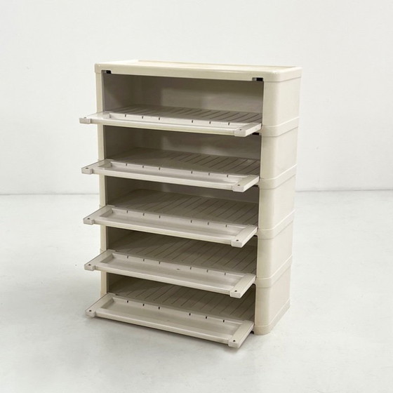 Image 1 of Cassettiera bianca modello 4964 di Olaf Von Bohr per Kartell, anni '70