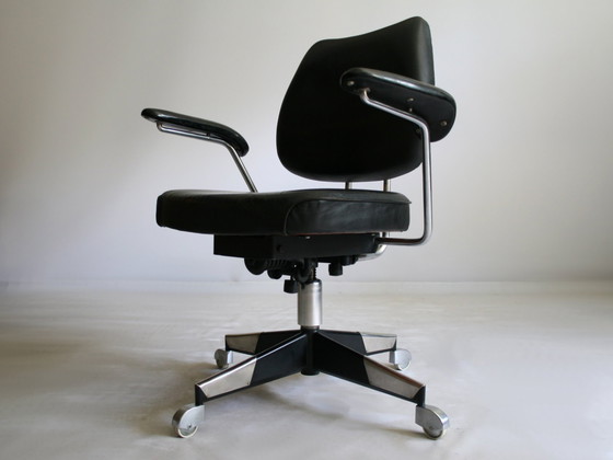 Image 1 of Johannes Larsen - Kontorstol 1955 Rar Labofa (DK) Vintage executive chair