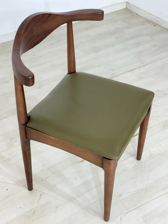 Very nice retro chair / retro vintage living room chair / dining room chair / Danish style chair (photo 3 of 8)