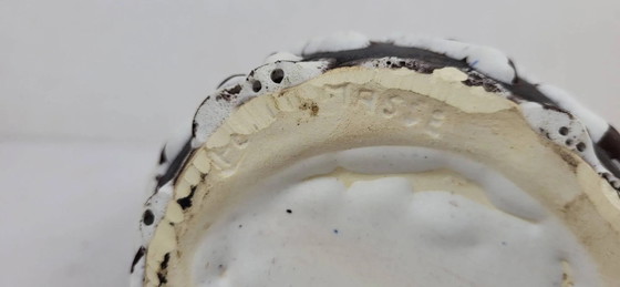 Fat Lava Vase Small Massé Morvan – Porcelain, Vintage (photo 8 of 8)