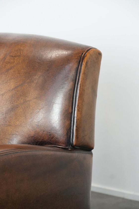 Image 1 of 2x Vintage Sheepskin Armchair