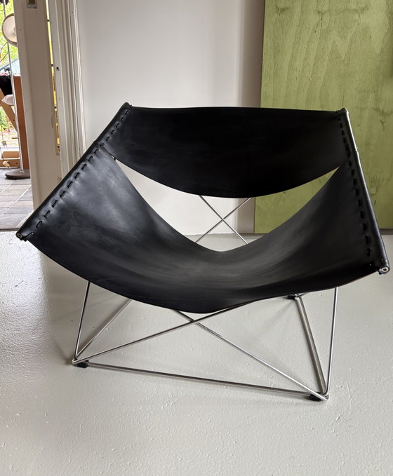 Artifort F675 Butterfly Lounge Chair Pierre Paulin – Poltrone, Leather (photo 5 of 11)