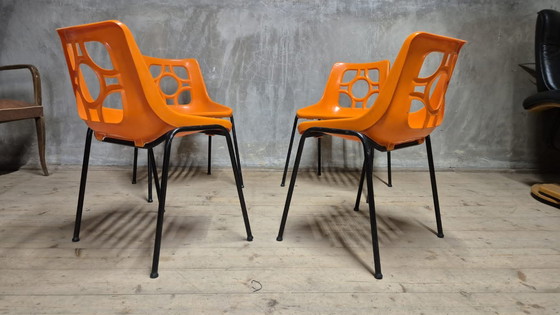 Image 1 of Space Age Garden Chairs, East Germany, 1970s — Set of 4